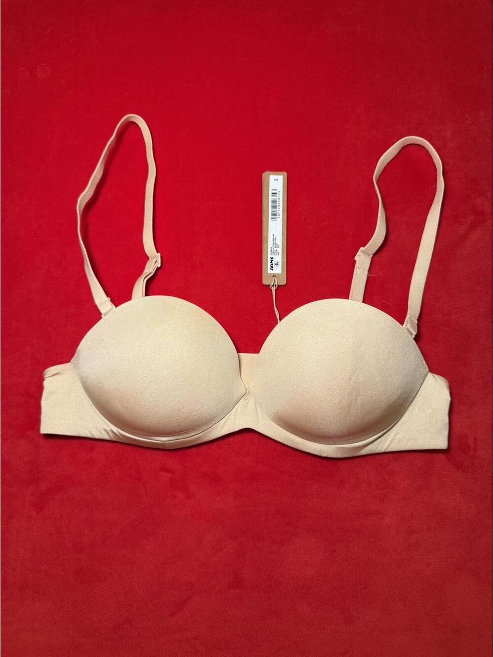 Skims Ultimate Push Up Strapless Bra Color Sand Size 32A